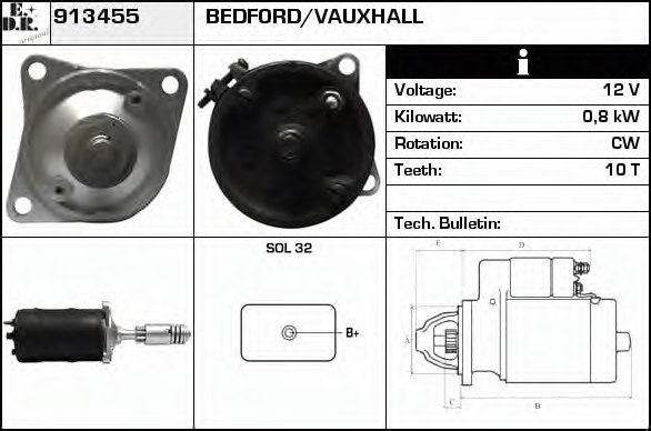 EDR 913455 Starter